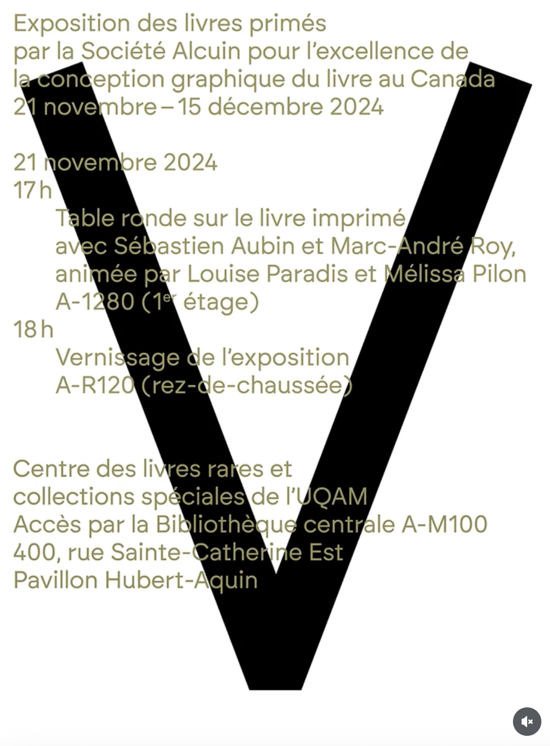 Vernissage: livres imprimés par la Société Alcuin